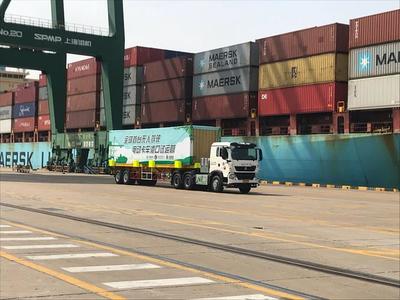 無人駕駛港口集裝箱運輸車，中國這次厲害了！